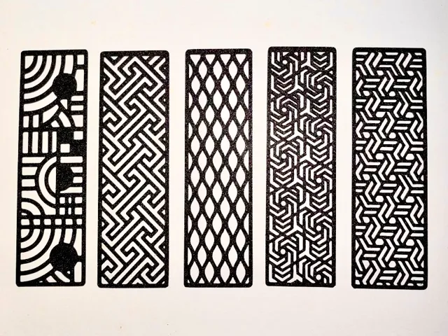 Geometric Line Art Bookmarks (Part 2)