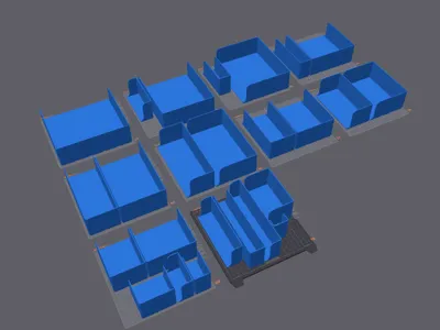 Kitchen Gridfinity Solid Bases - Endcaps & Blanks
