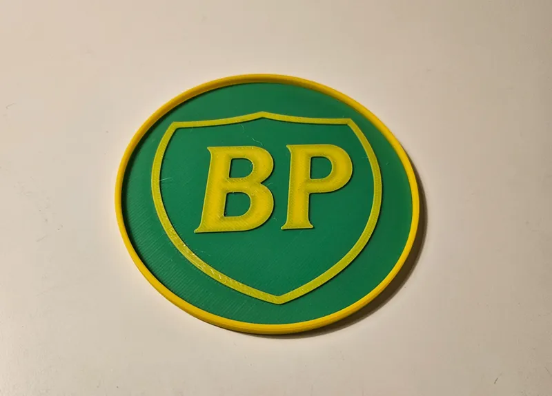 BP Coaster with frame.
