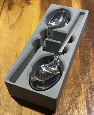 Big Spoon Gridfinity Silverware/Utensil Holder