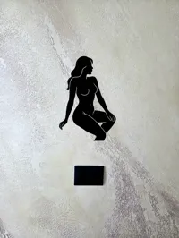 Décoration murale silhouette féminine — photo 3
