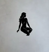 Décoration murale silhouette féminine — photo 7