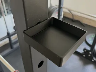 Squat rack chalk holder
