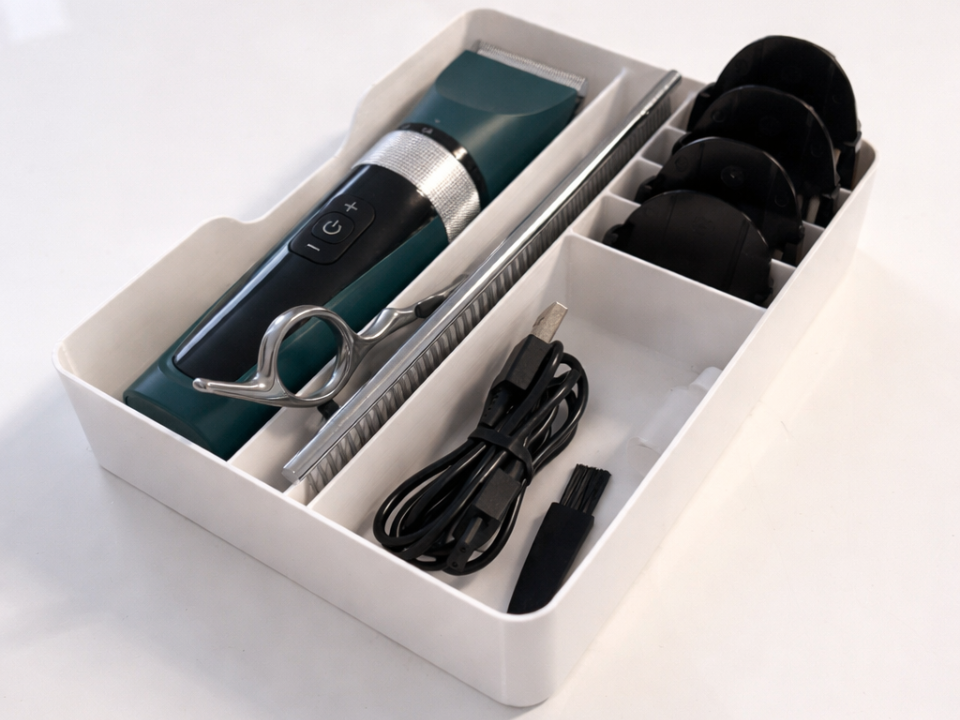 Oneisall Katzen Haarschneider Organizer Box