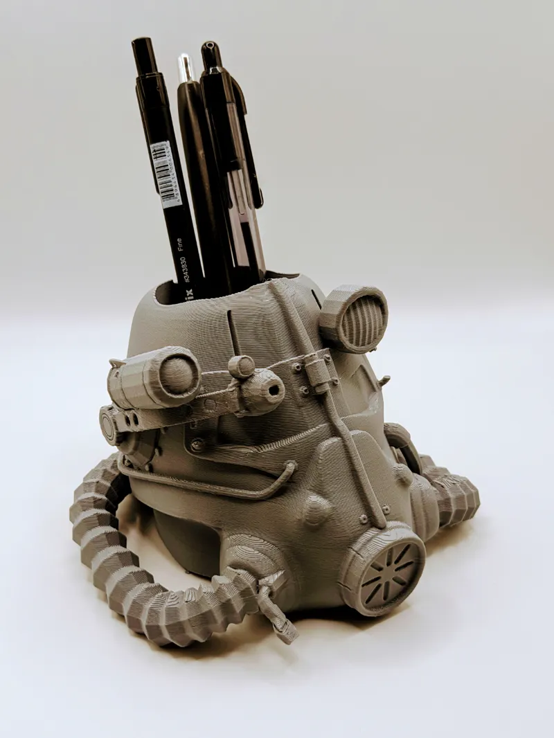 Fallout T-45 Power Armor Helmet Pen cup/organizer