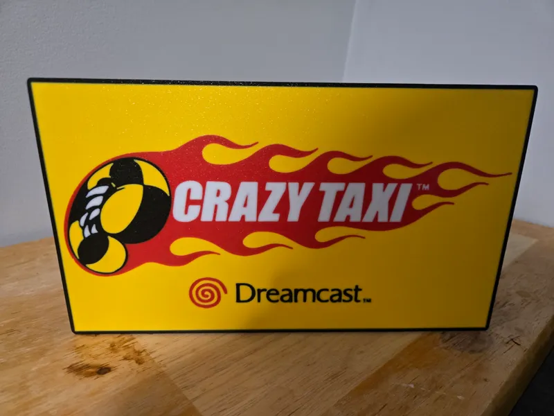 Crazy Taxi Lightbox (4-colour)