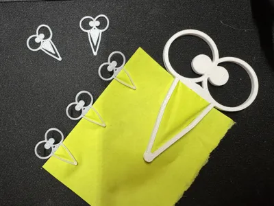 Crow Paper Clip fast print