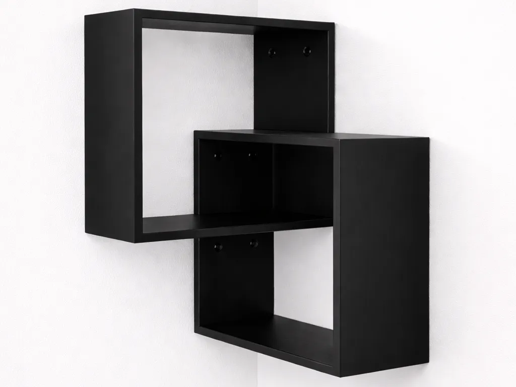 Corner Wall Shelves – Intertwined Cubes - Free 3D Print Model - MakerWorld