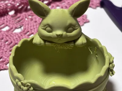 Easter bunny egg holder