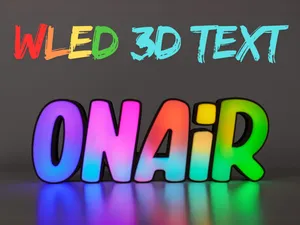 WLED On Air ledlamp 