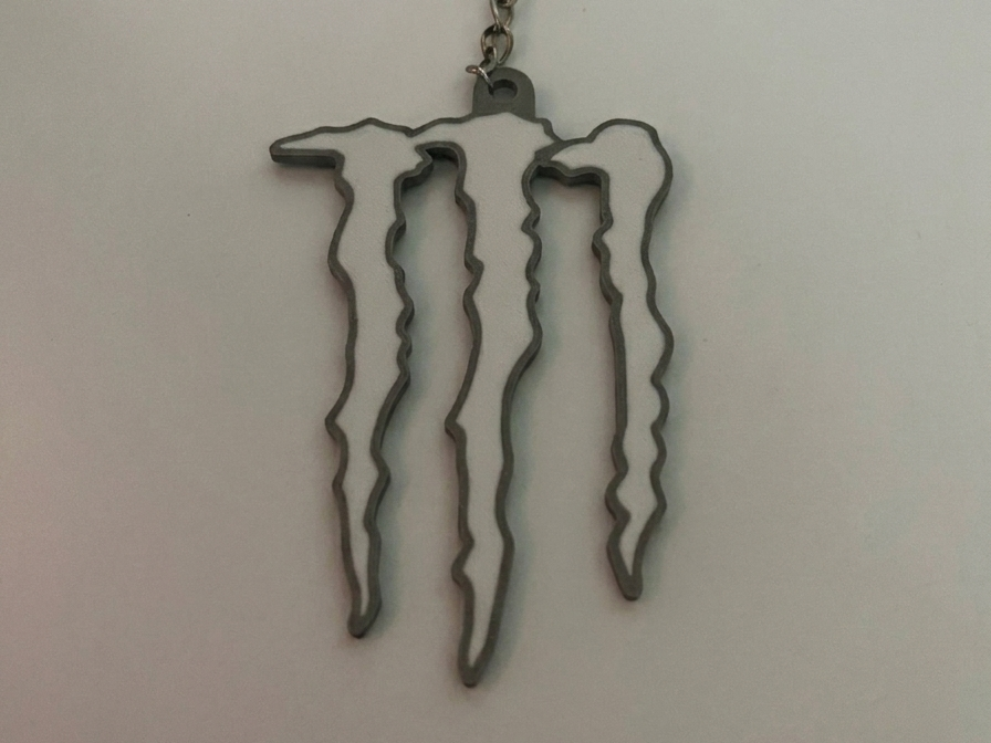 Monster Energy Logo Keychain