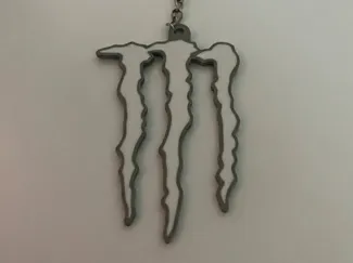 Monster Energy Logo Keychain