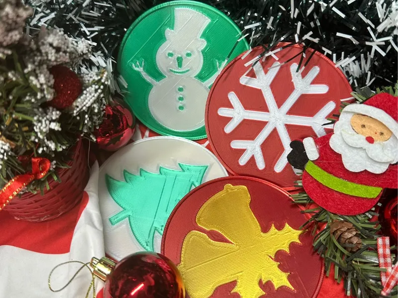 Christmas coasters