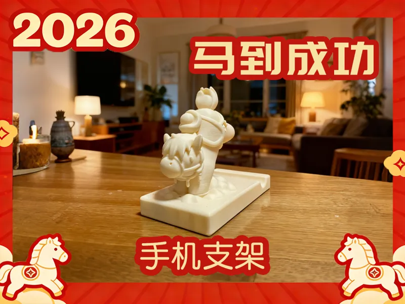 马到成功手机支架
