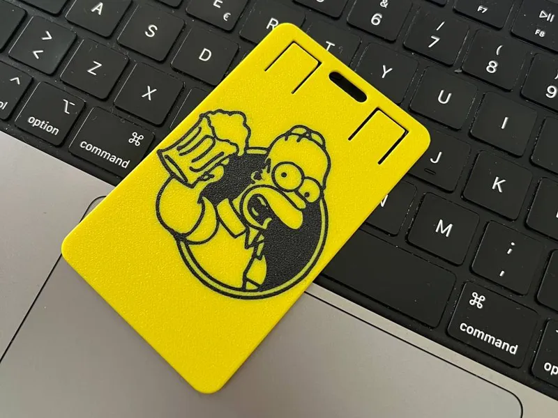Simpson badge holder