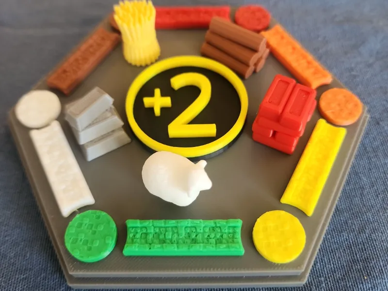 Catan Longest Road Trophy +2