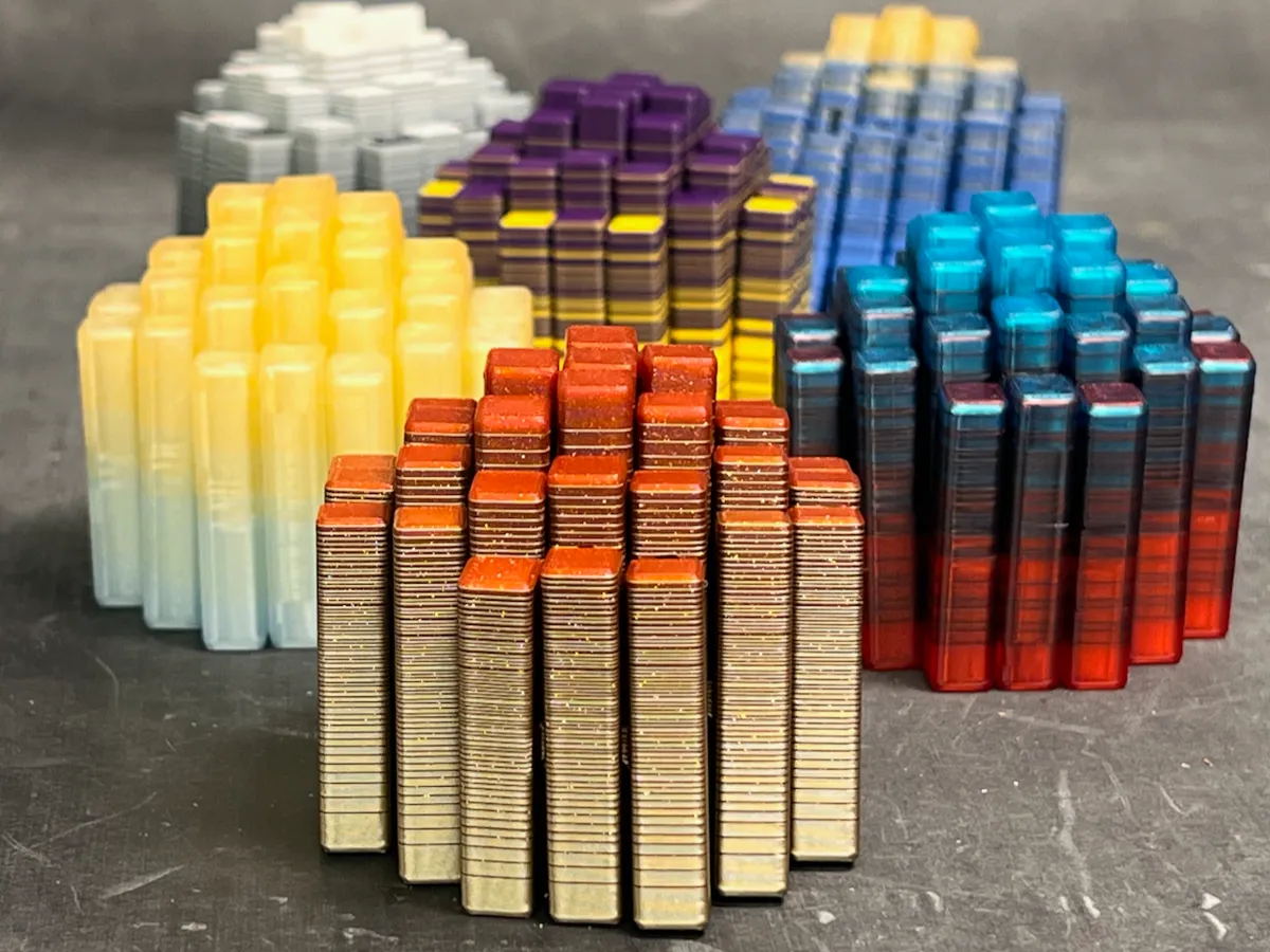 Gradient Flexigrid: Two-Color Vertical Blend - Free 3D Print Model ...
