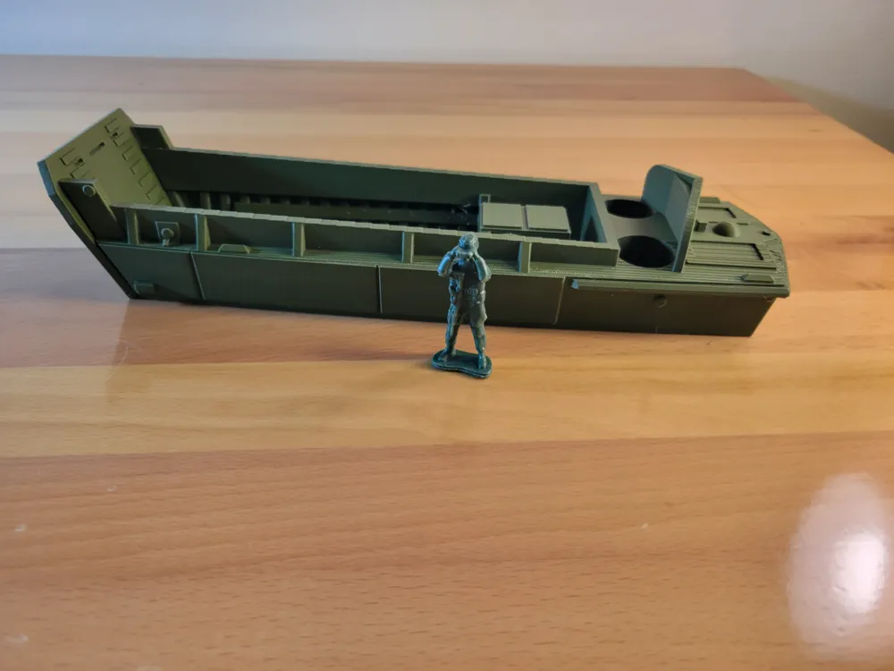 Landing Craft, Vehicle, Personnel (Higgins boat ) - Free 3D Print Model ...