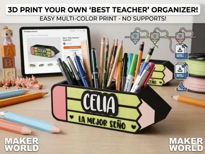 The Ultimate Teacher’s Pencil Desk Organizer