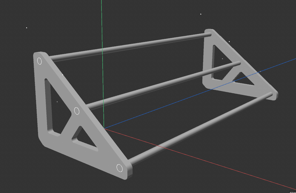 Miniatura 2 do modelo 3D 耗材架