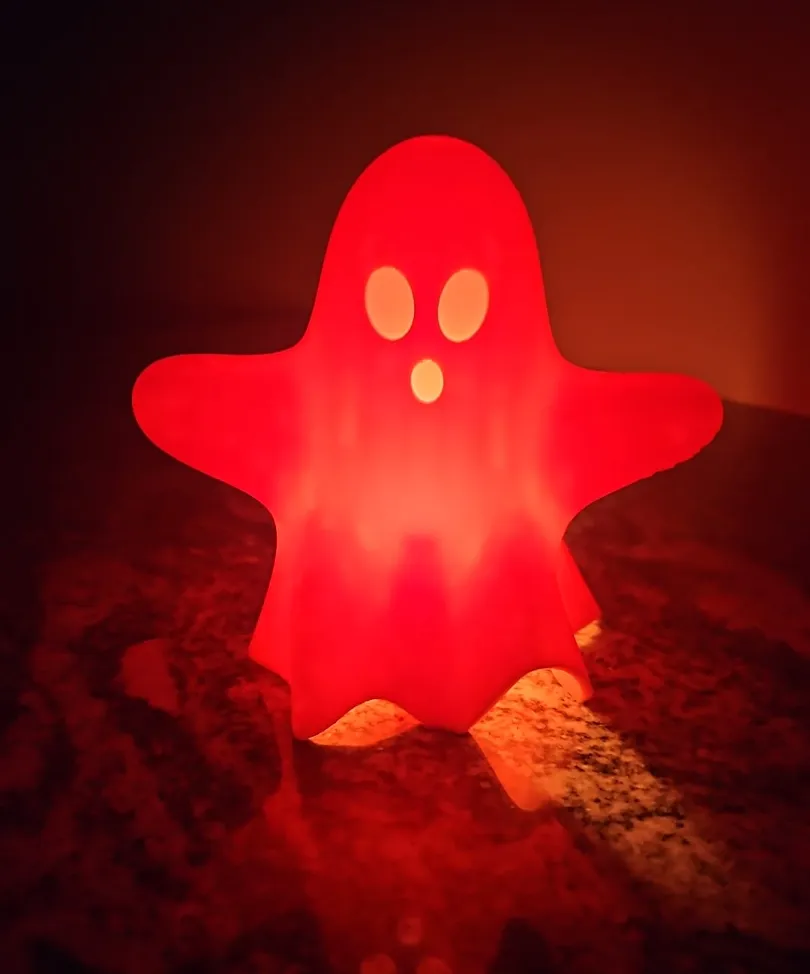 Photophore fantôme Halloween
