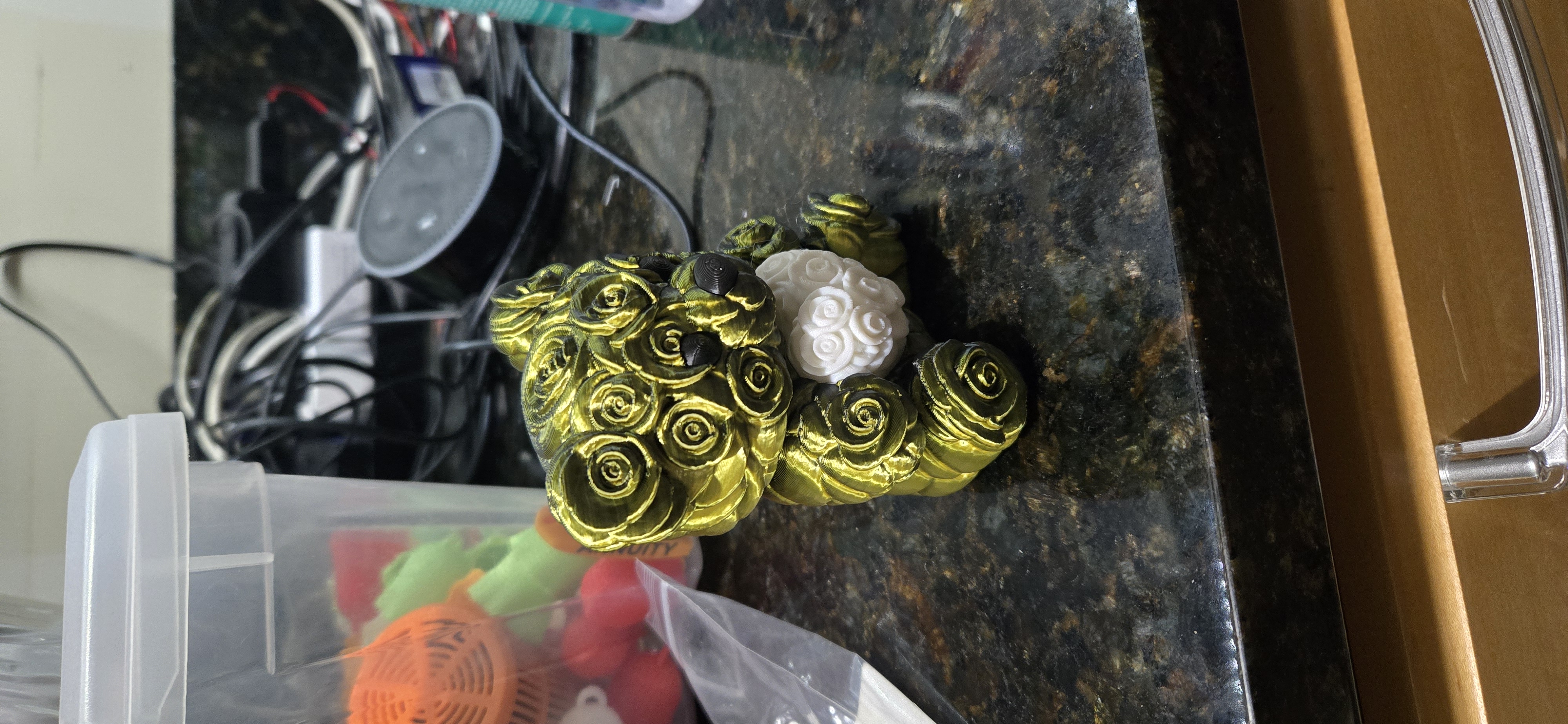 Miniatura 2 do modelo 3D Valentine Rose Bear