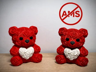 Valentine Rose Bear