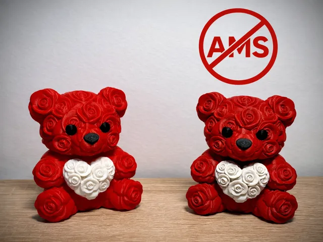 Valentine Rose Bear