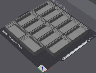Gridfinity 24.55mm Tabbed/Labeled Bins