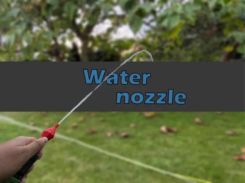 Water hose nozzle