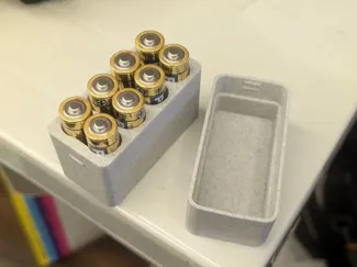 AA-battery case