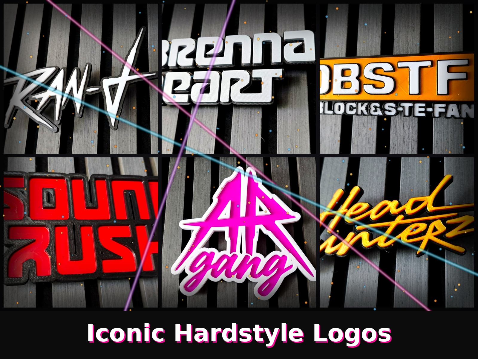 Iconic Hardstyle DJ Logos