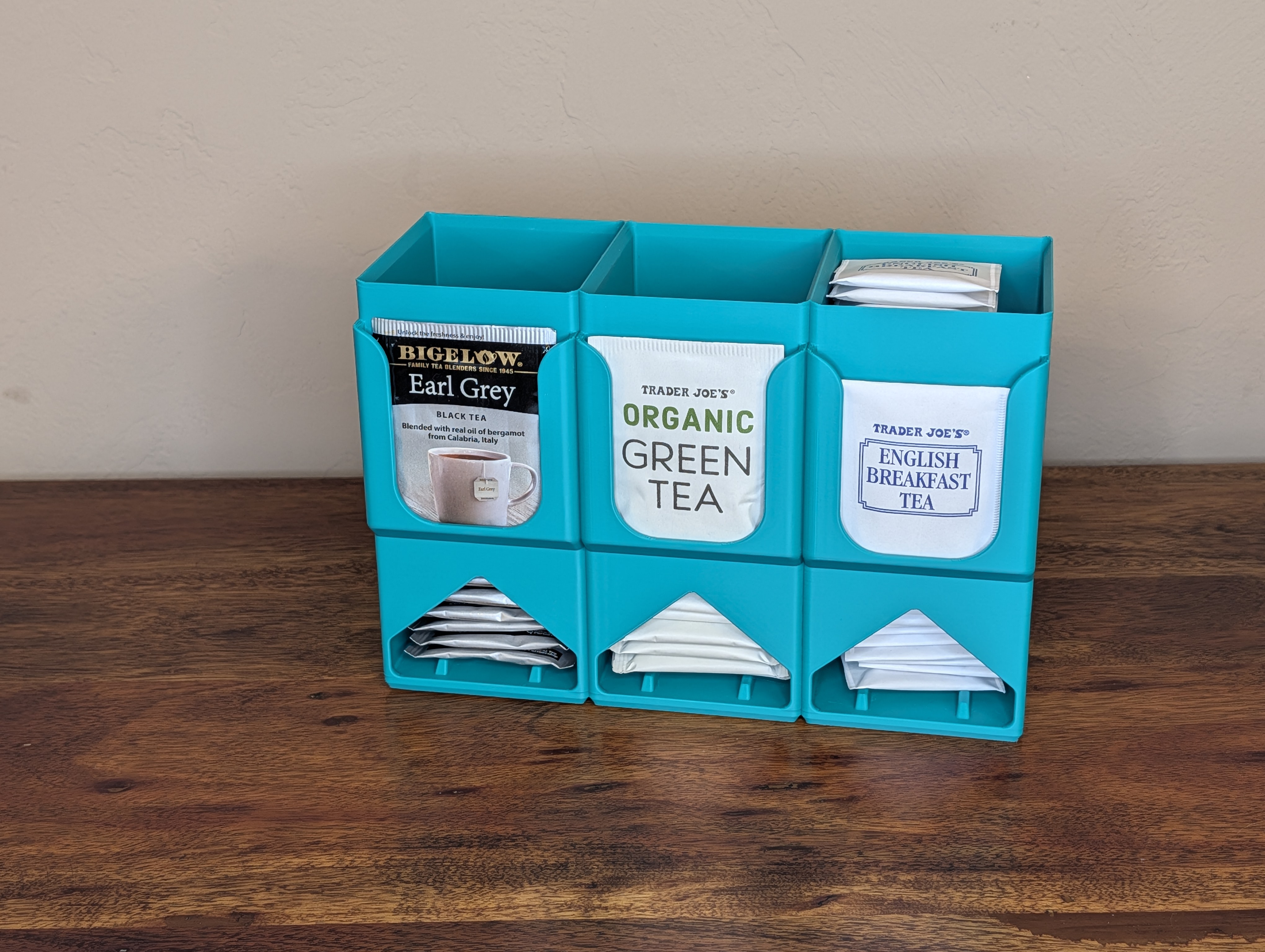Miniatura 2 do modelo 3D Parametric Tea Bag Storage Container