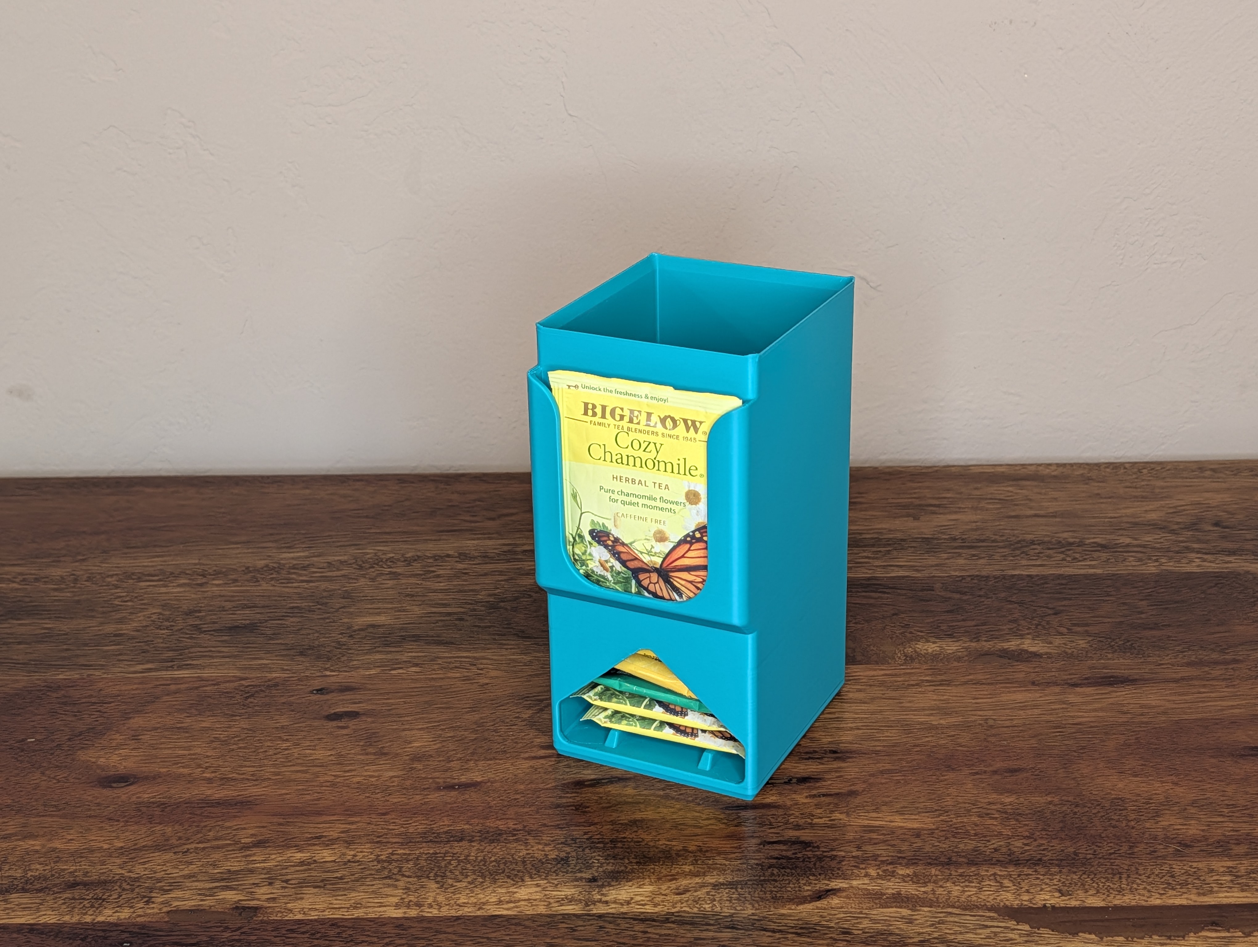 Miniatura 1 do modelo 3D Parametric Tea Bag Storage Container
