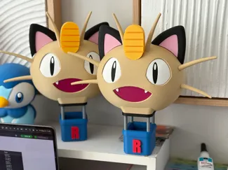 Meowth air balloon
