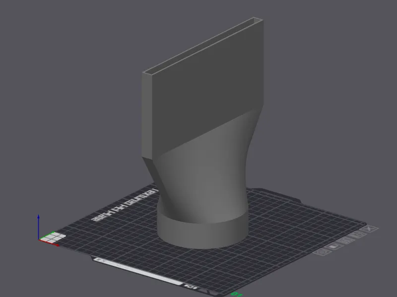 Exhaust duct 100 mm 