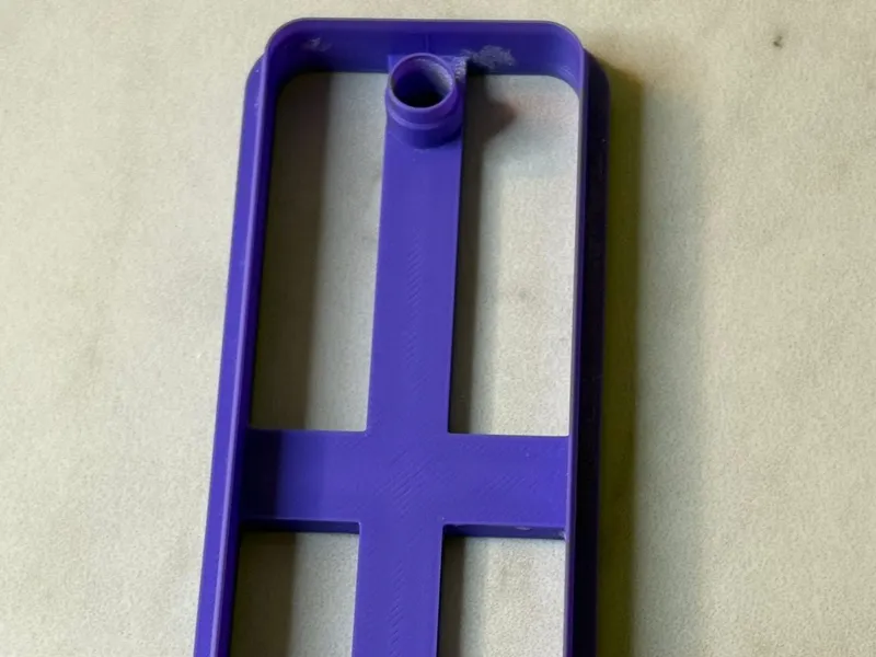 Bookmark with center hole cutout