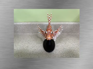 Figura decorativa: Red Lionfish-Ultra-realistic Figure — vista de referencia 5