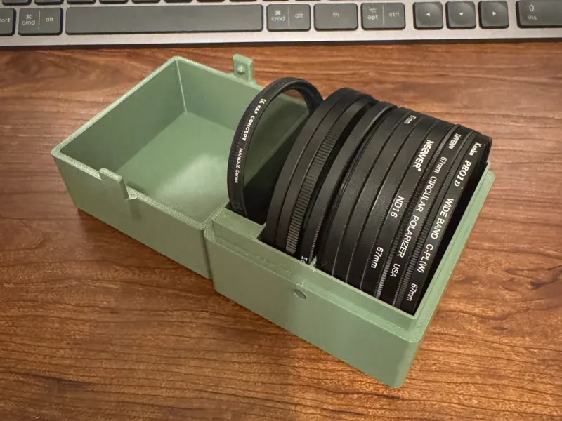 Lens Filter Case 67mm and 55mm