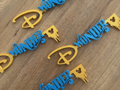 Disney Wonder Key Fish Extender Exchange Magnetic