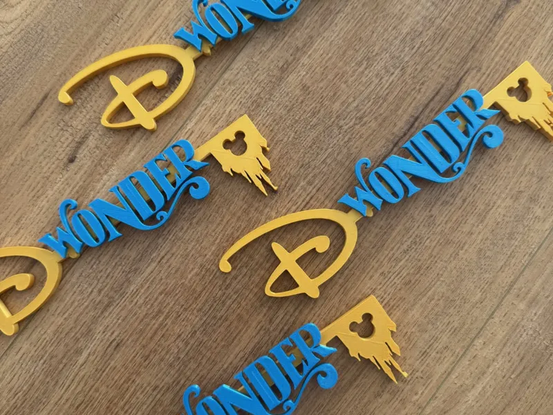 Disney Wonder Key Fish Extender Exchange Magnetic