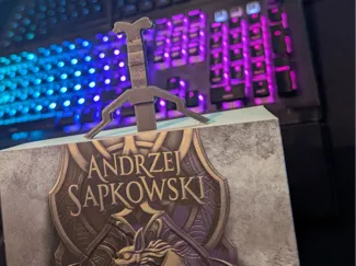 The Witcher Bookmark silver sword