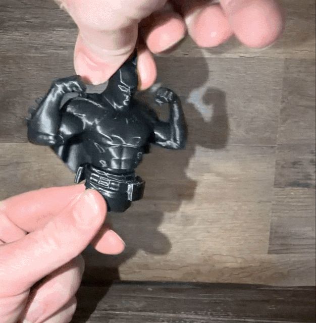 Batman Flexing Spinner Fidget (print in place)