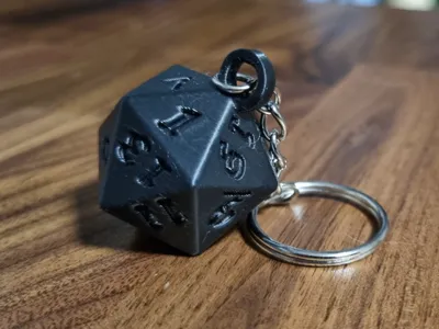 D20 Keychain