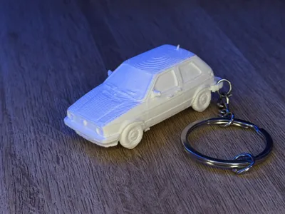 Volkswagen Golf 2 Keychain