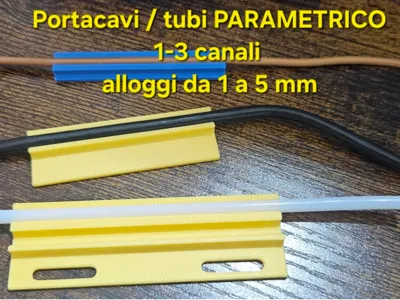 Parametric Cable Clip (1-3 Channels)