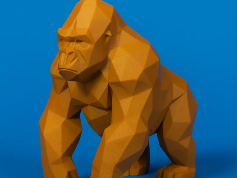 Gorilla 3d art