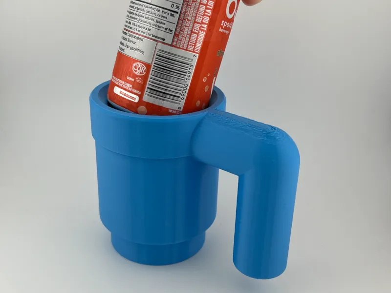 Human Size LEG0 Brick Inspired Soda Can Sleeve
