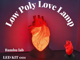 Low Poly Love Lamp