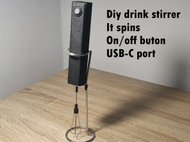 Diy Rechargeable Drink Stirrer